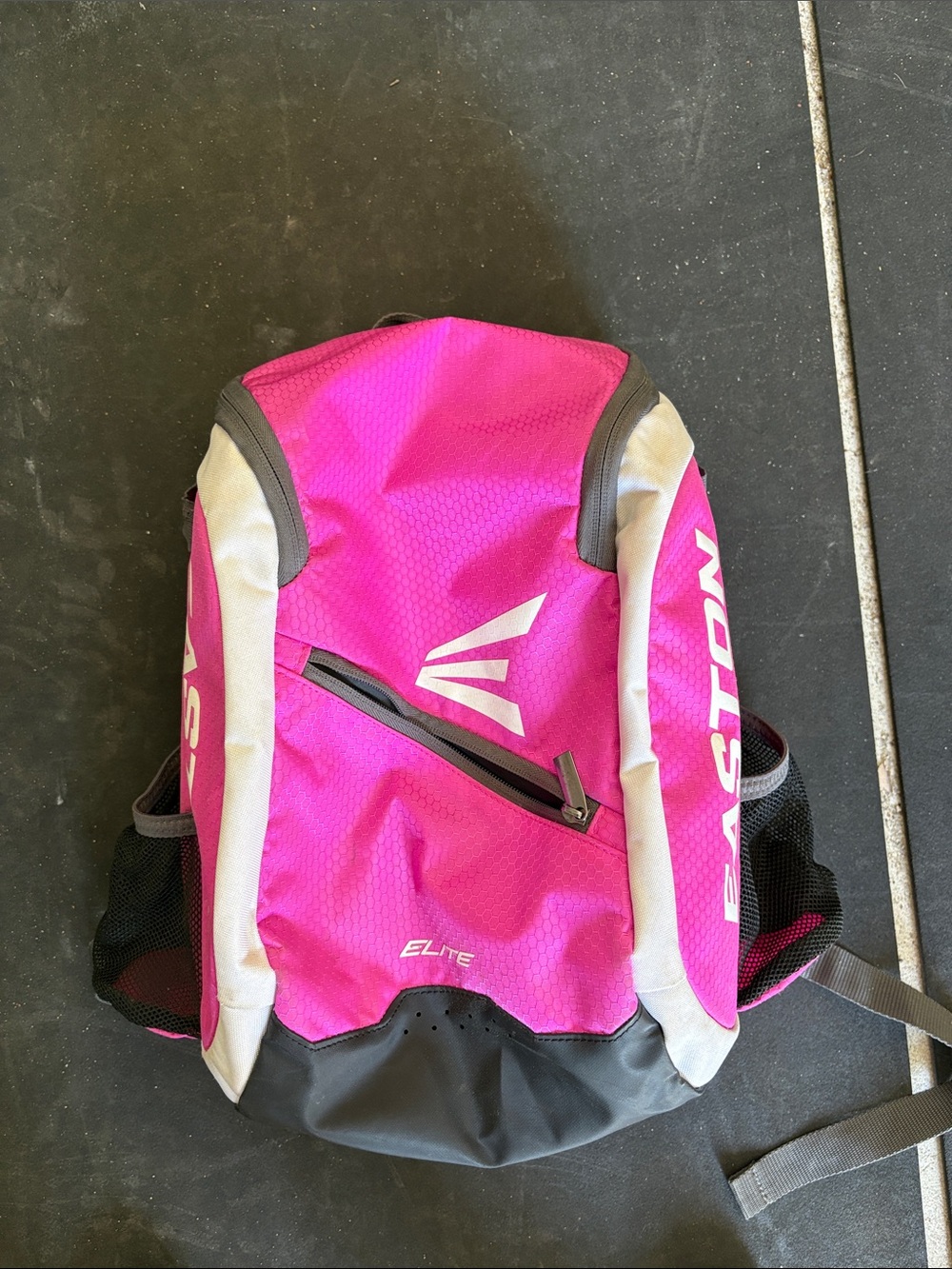Easton Pink and Gray Athletic Backpack